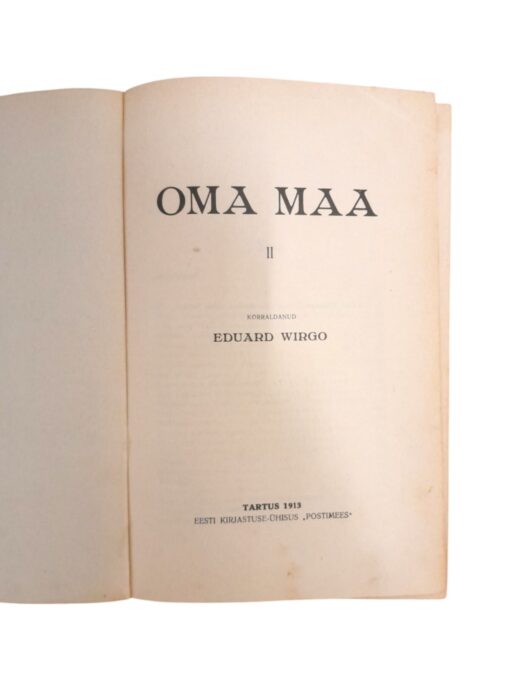 Oma maa II-III Eduard Wirgo, Postimees 1913