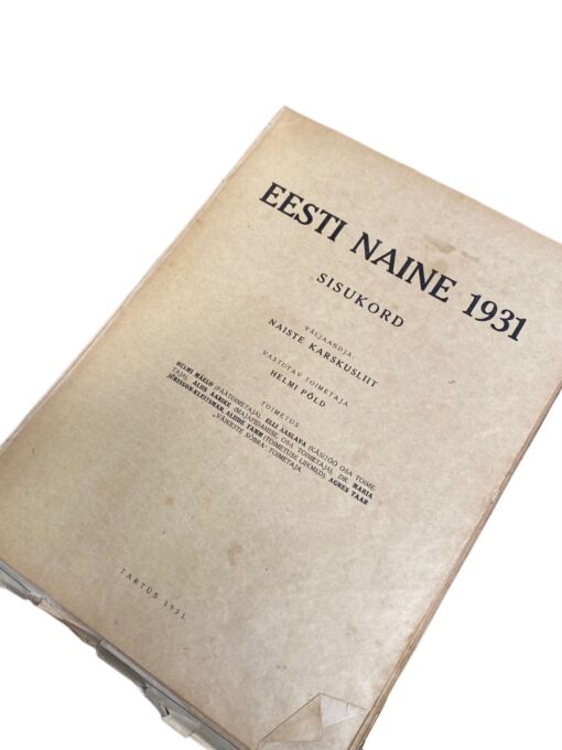 "Eesti naine 1931" Helmi Põld