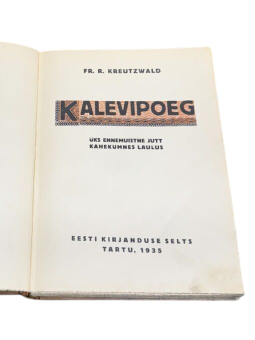 Kalevipoeg taska nahkköites 1935 - Image 4