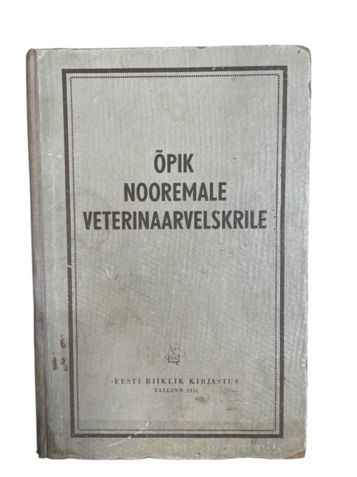 "Õpik nooremale veterinaarvelskrile"