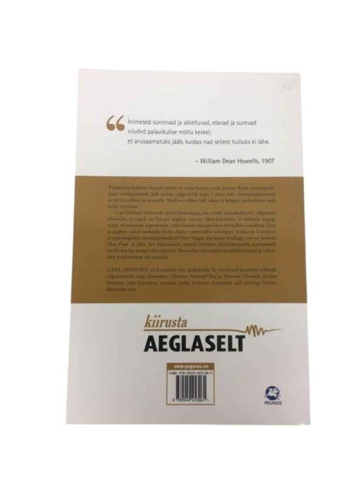 "Kiirusta aeglaselt" Carl Honoré - Image 2