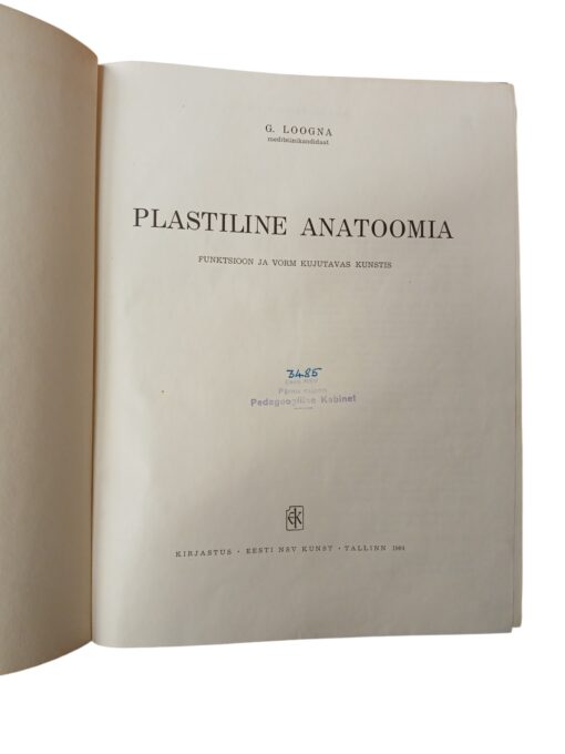 G. Loogna "Plastiline anatoomia" - Image 3