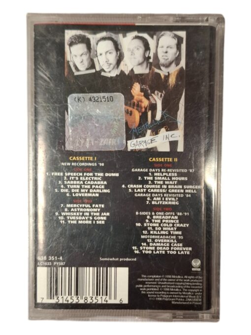 Metallica " GARAGE INC." 2 kasseti - Image 2