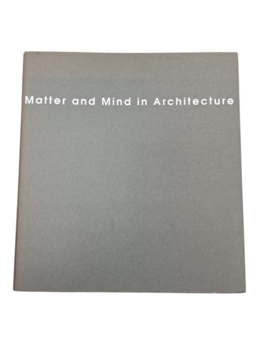 "Matter and Mind in Architecture" raamat+CD