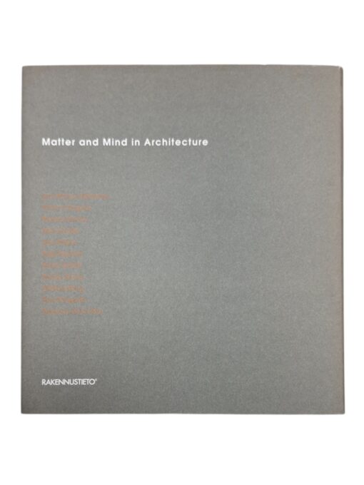 "Matter and Mind in Architecture" raamat+CD - Image 2