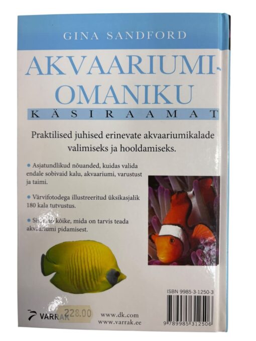 "Akvaariumiomaniku käsiraamat" Gina Sandford - Image 3