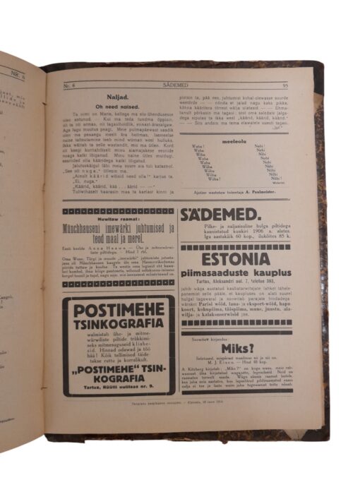 Ajakiri "Sädemed" aastatest 1913-1914 - Image 3