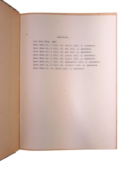 Ajakiri "Meiei Mats" aastast 1911 - Image 2