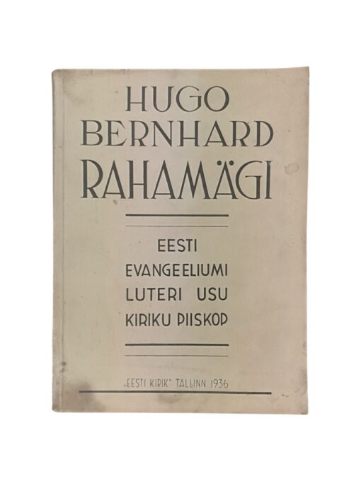 „Hugo Bernhard Rahamägi” 50.a sünnipäevaks 1936