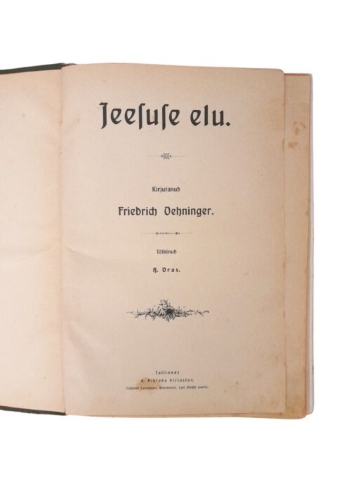 „Jeesuse elu” F.Oehninger 1908
