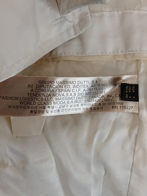 Massimo Dutti valge jope (S) - Image 8