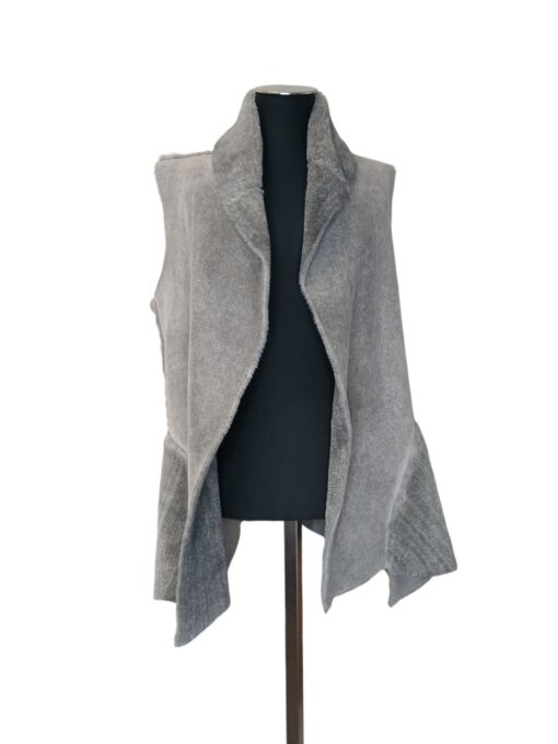 Hall kunstnahast vest (40)