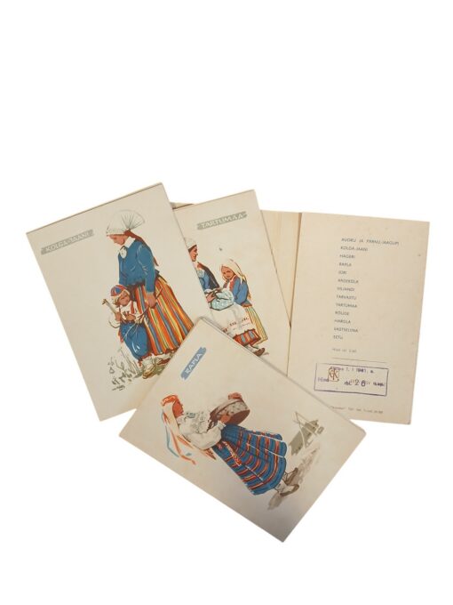 Eesti rahvarõivaste postkaardid - Image 3