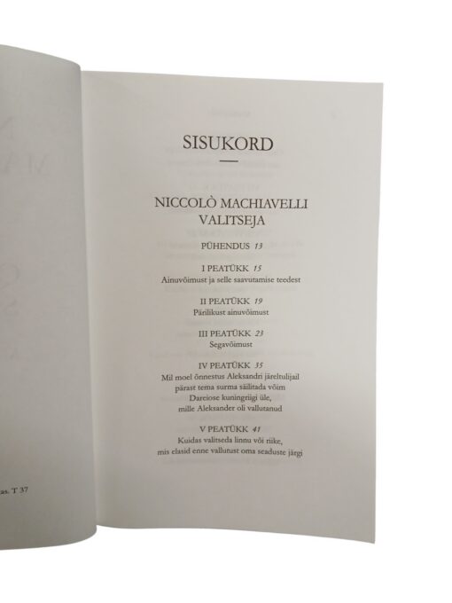 "Valitseja" Niccolò Machiavelli - Image 3