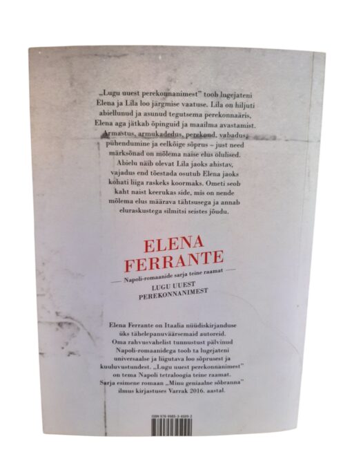 "Lugu uuest perekonnanimest" Elena Ferrante - Image 2
