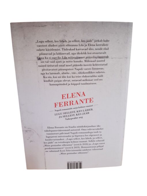 "Lugu sellest, kes läheb, ja sellest, kes jääb" Elena Ferrante - Image 2