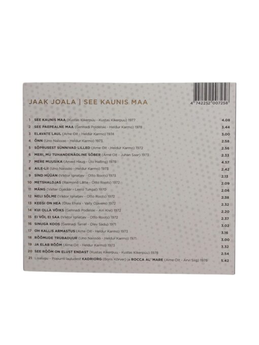 CD "See kaunis maa" Jaak Joala - Image 2