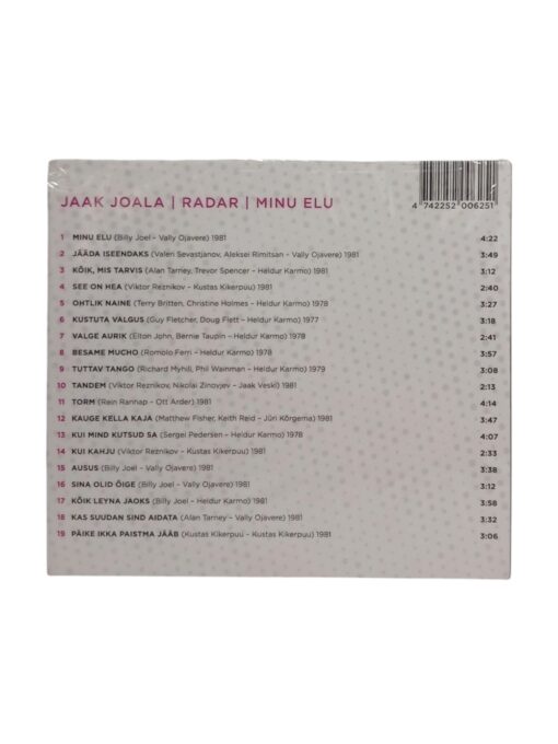 Uus CD "Minu elu" Jaak Joala ja Radar - Image 2