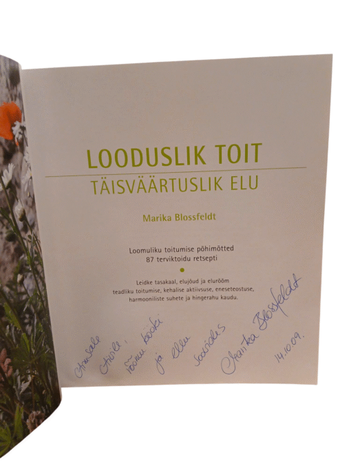 ''Looduslik toit. Täisväärtuslik elu'' Marika Blossfeldt - Image 4
