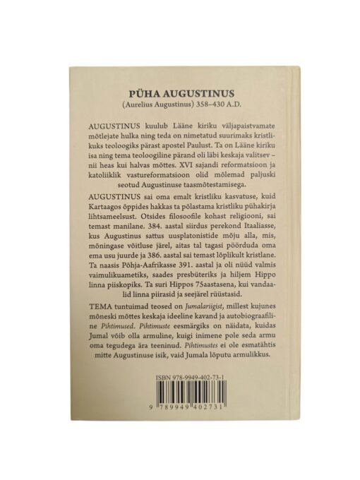 "Pihtimused (Confessiones)" Aurelius Augustinus - Image 3