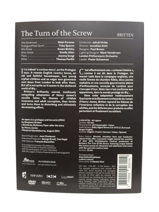 Uus Britten "The Turn of the Screw" DVD - Image 2