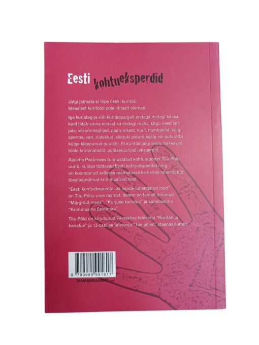 "Eesti kohtueksperdid ja nende lahendatud lood" Tiiu Põld - Image 3
