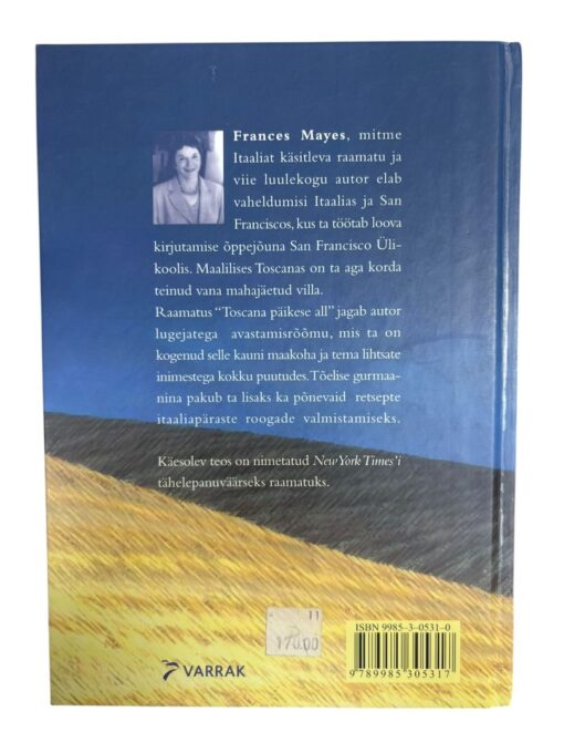 "Toscana päikese all" Frances Mayes - Image 3