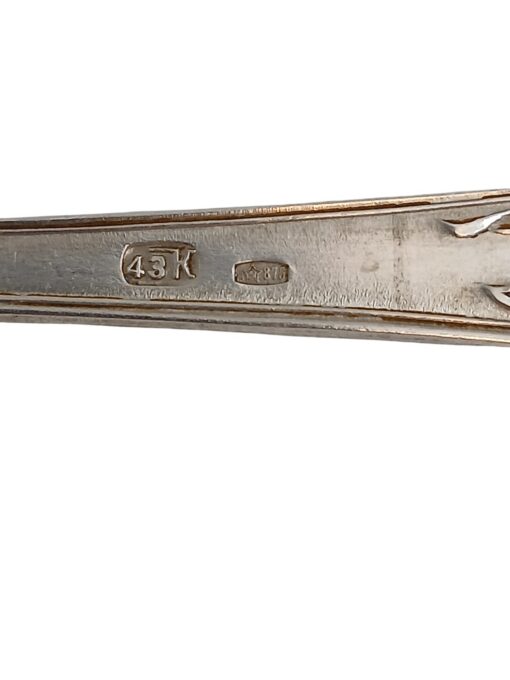 Neli hõbedast kahvlit ja serveerimislusikas (875) - Image 3
