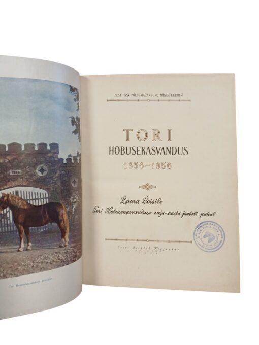 "Tori hobusekasvandus 1856-1956" - Image 3