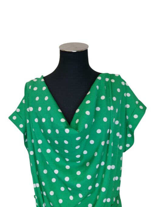Dorothy Perkins valgete mummudega roheline pluus (XL) - Image 4