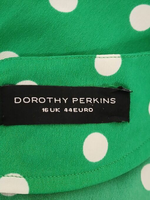 Dorothy Perkins valgete mummudega roheline pluus (XL) - Image 5
