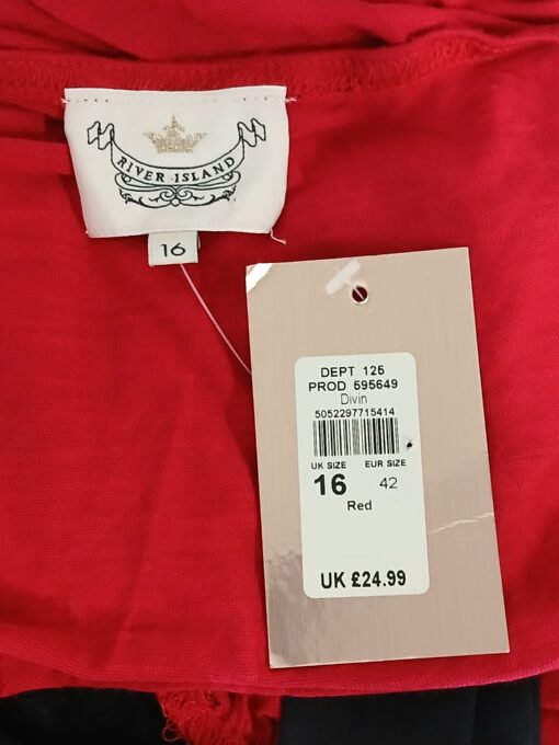 Uus River Island punane top (L/XL) - Image 6