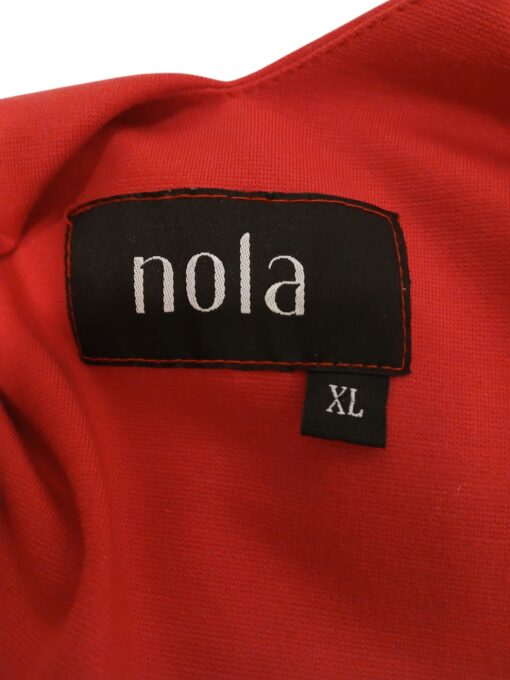 Nola punane vööga kleit (XL) - Image 4
