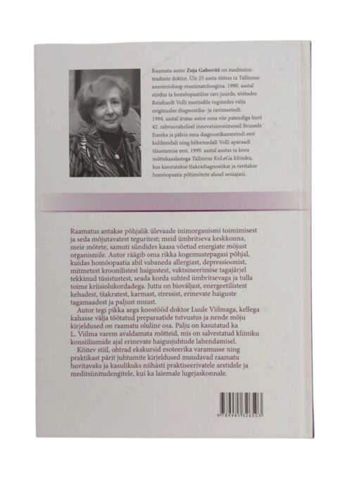 "Minu tee reanimatoloogiast homöopaatiani" Zoja Gabovitš - Image 2