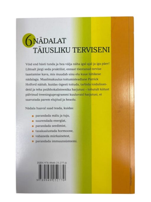 "6 nädalat täiusliku terviseni" Patrick Holford - Image 3