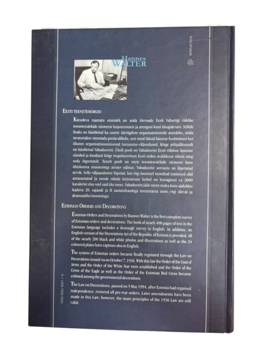 "Eesti teenetemärgid" Hannes Walter - Image 3