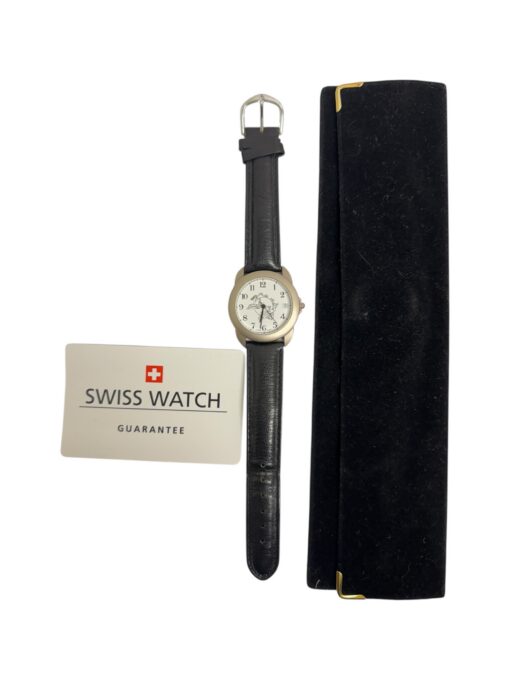 Swiss Made käekell nahast rihmaga