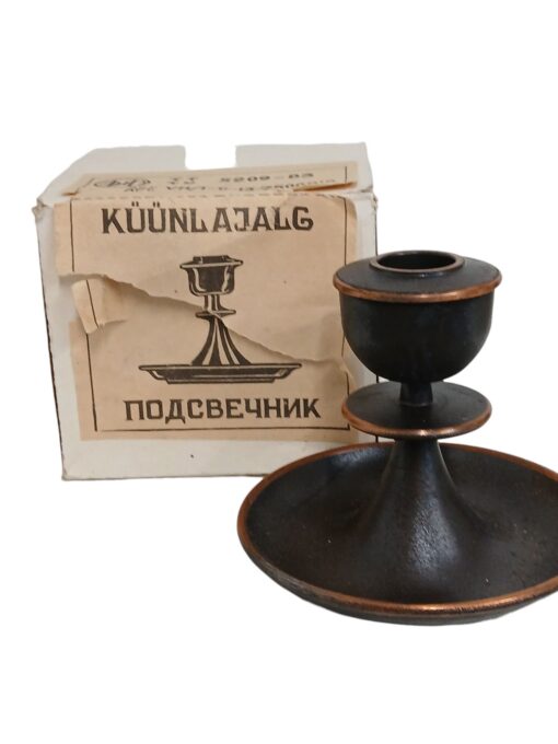 Uus nõukogudeaegne metallist küünlajalg - Image 3