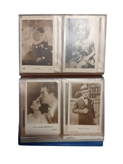 Vintage stiilis näitlejatega postkaardid
