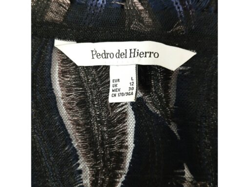 Pedro del Hierro võrkkangast aplikatsioonidega kaunistatud naiste pluus (L) - Image 4