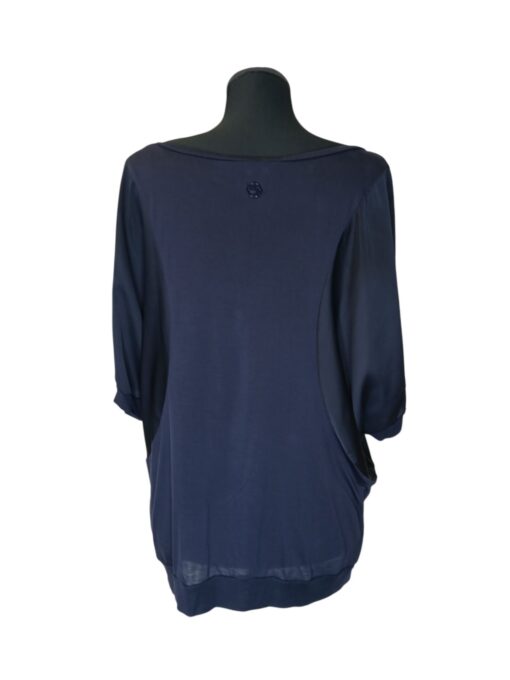 Armani Jeans tumesinine oversize õhuke pluus (S/M) - Image 2