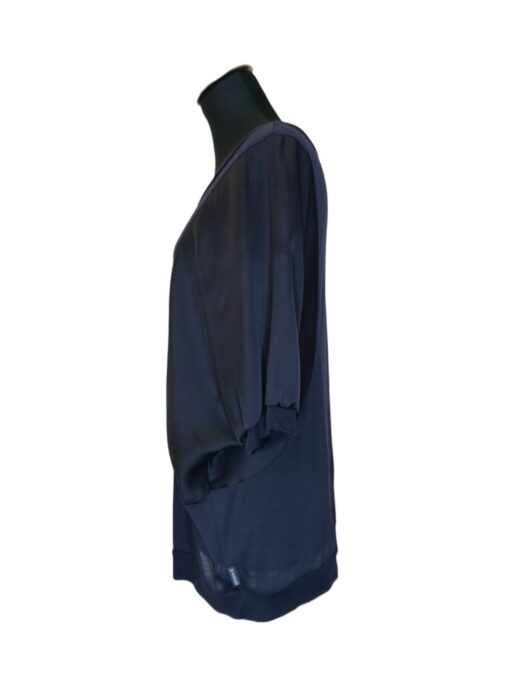 Armani Jeans tumesinine oversize õhuke pluus (S/M) - Image 3