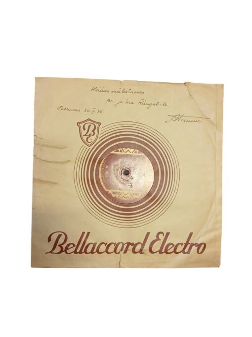 Vinüülplaat Bellacord Electro "Perekonna polka" - Image 2