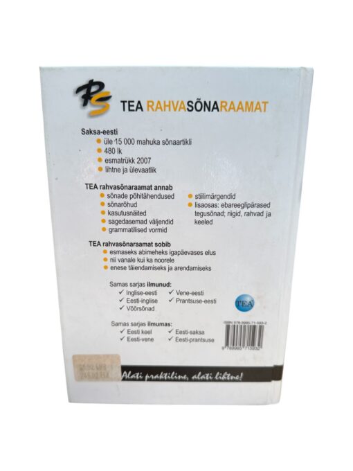 Saksa-eesti TEA rahvasõnaraamat - Image 2