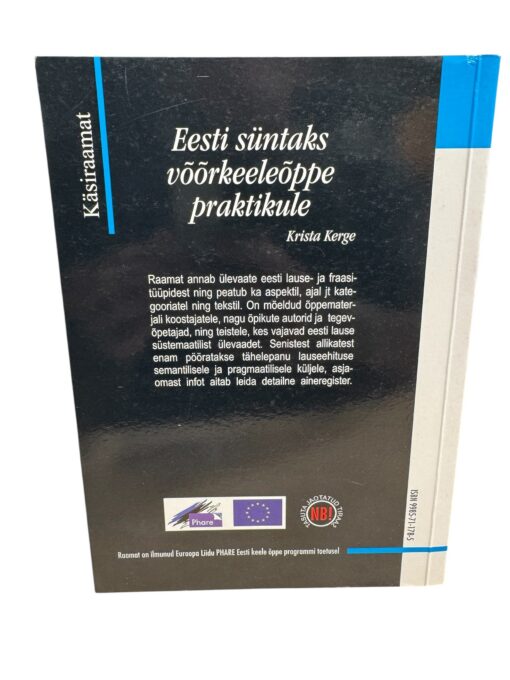 "Eesti süntaks võõrkeeleõppe praktikule" Krista Kerge - Image 2