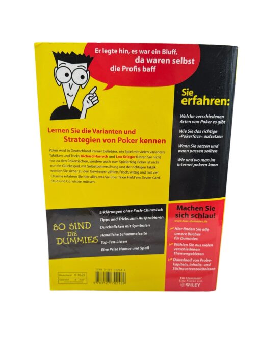 "Poker für Dummies" Richard D. Harroch, Lou Krieger - Image 2
