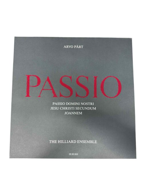 Vinüülplaat "Passio" Arvo Pärt - Image 2