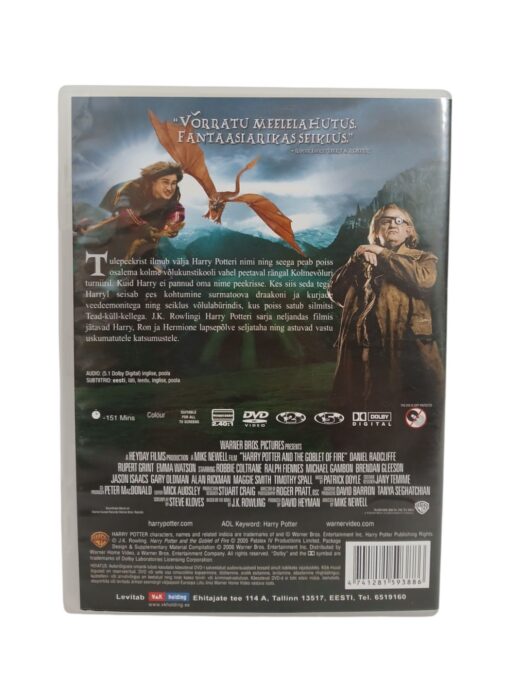"Harry Potter ja tulepeeker" DVD - Image 3