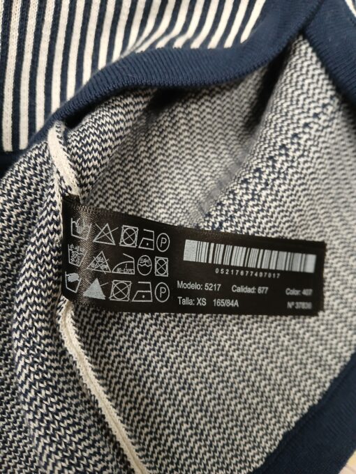 Massimo Dutti sinise- valge triibuline naiste vest (XS) - Image 6