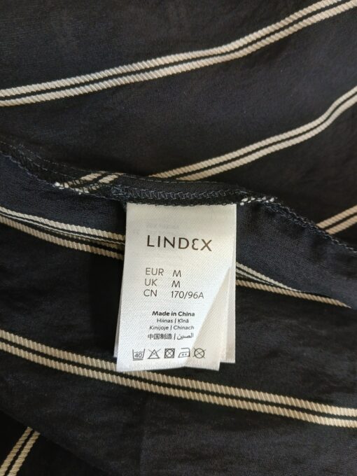 Lindex must triibuline vööga kleit (M) - Image 6